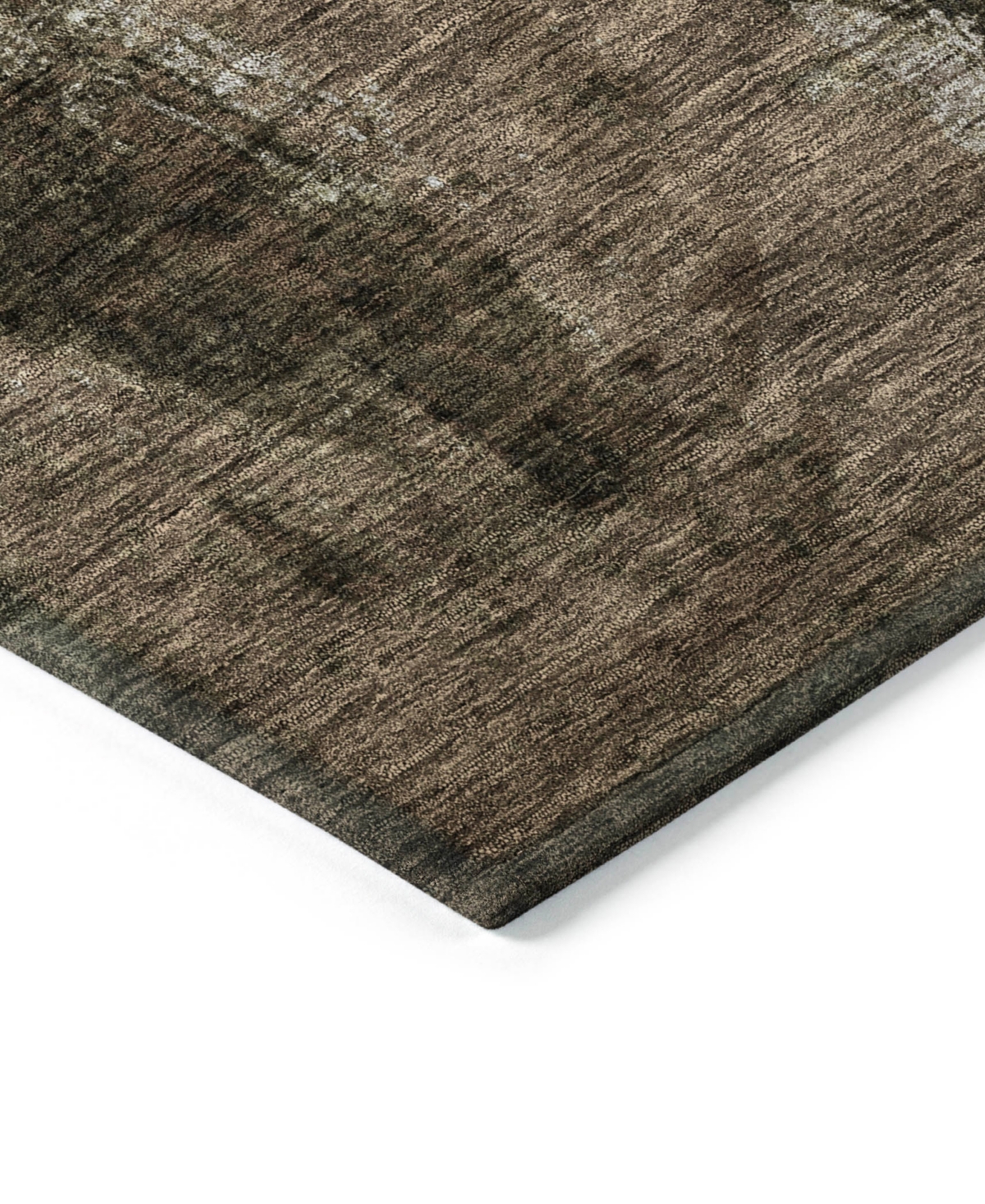 Addison Chantille Machine Washable Acn1077 8'x10' Area Rug In Brown