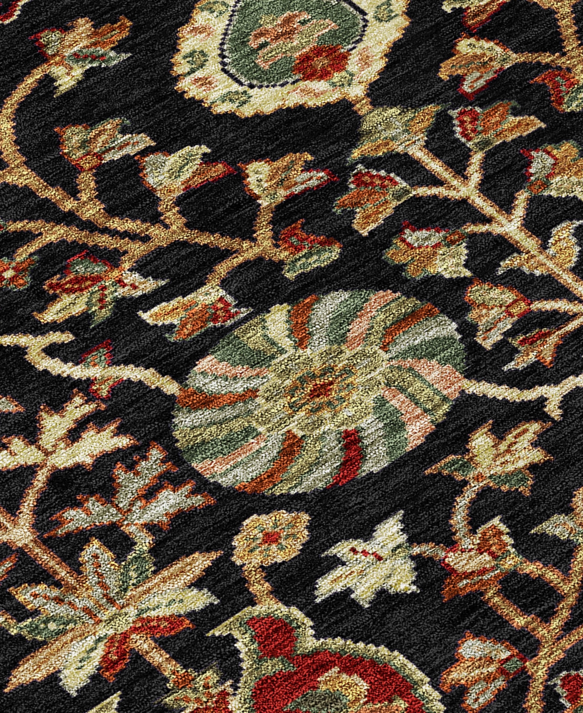 Addison Chantille Machine Washable Acn1085 2'6"x3'10" Area Rug In Black