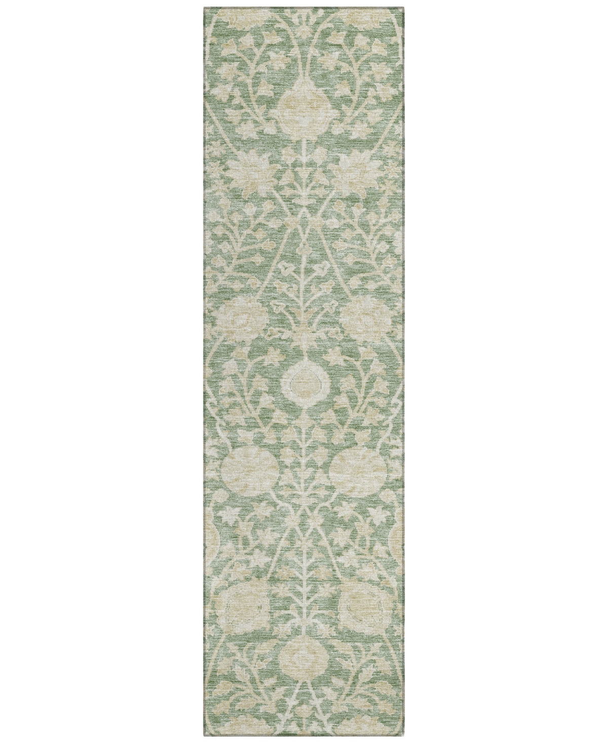 Addison Chantille Machine Washable Acn1086 2'3"x7'6" Runner Area Rug In Grass