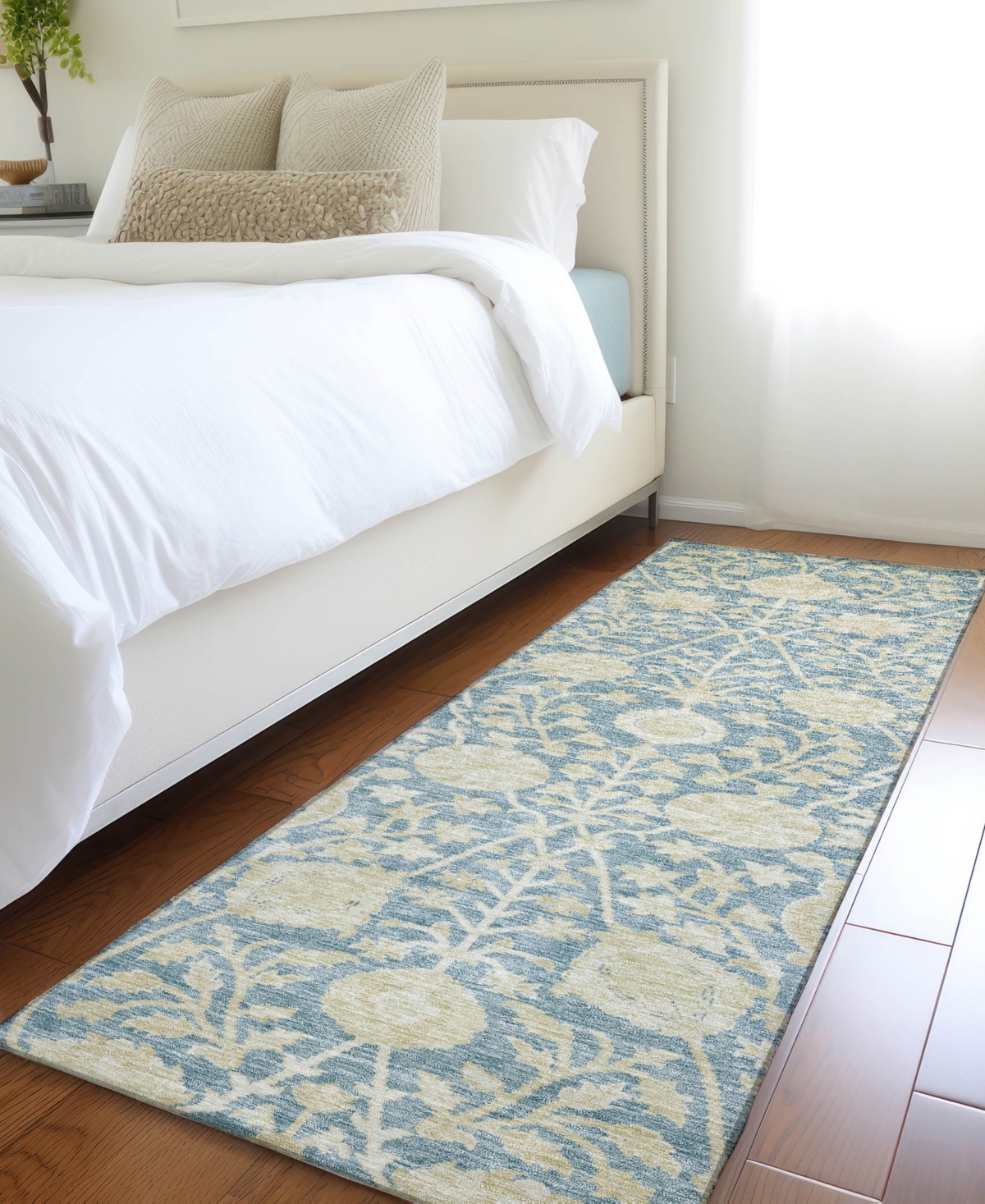 Addison Chantille Machine Washable Acn1086 2'3"x7'6" Runner Area Rug In Mist