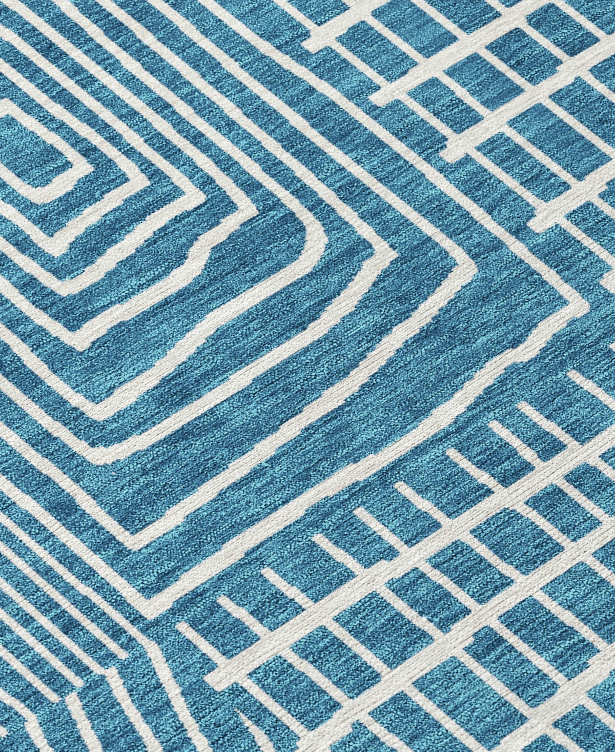 Addison Chantille Machine Washable Acn990 8'x10' Area Rug In Teal