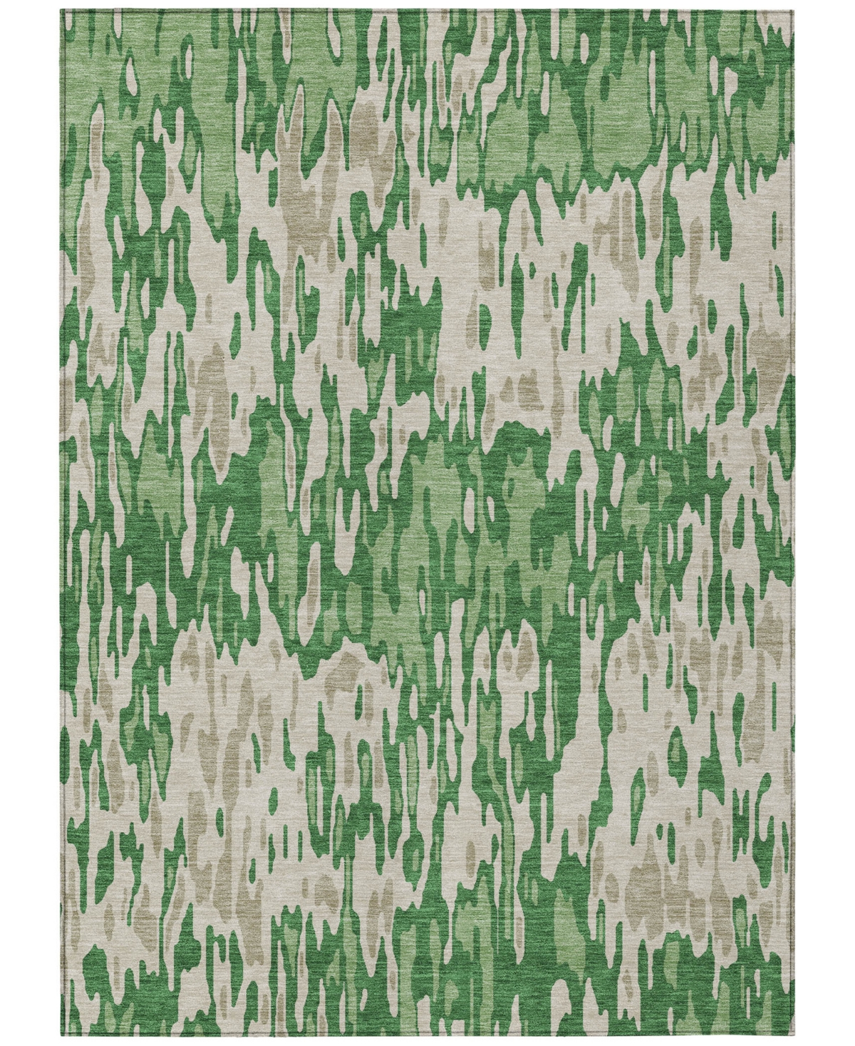 Addison Chantille Machine Washable Acn986 5'x7'6" Area Rug In Green