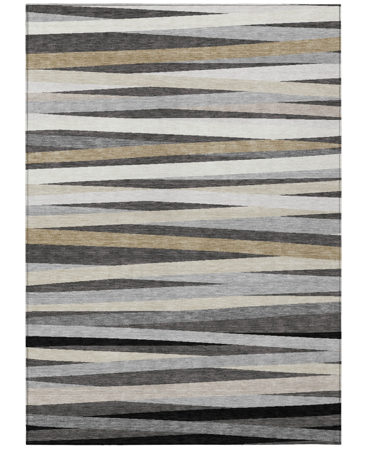 Addison Chantille Machine Washable Acn997 3'x5' Area Rug In Gray