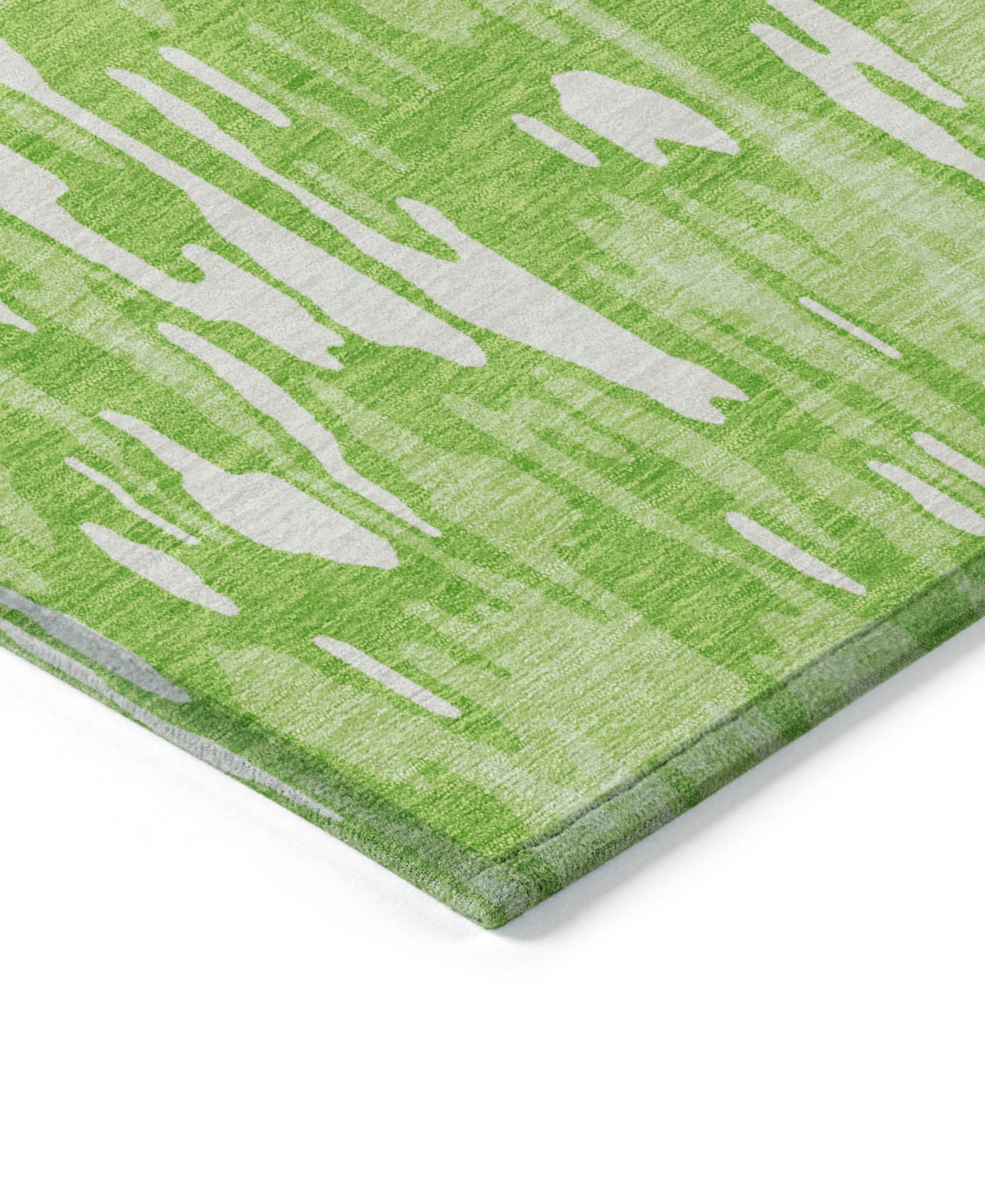 Addison Chantille Machine Washable Acn986 10'x14' Area Rug In Lime