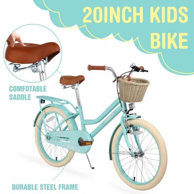 Streamdale Girls' Colorful 20" Bike with Basket