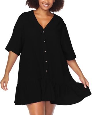 Trendy Plus Size Sol Cotton Cover-Up