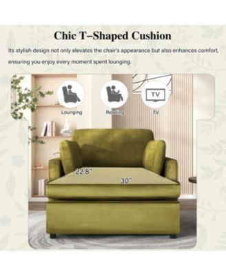 Green Mirod Oversized Accent Chair