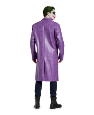 Men's Official DC Comics Joker Coat - Halloween Costume