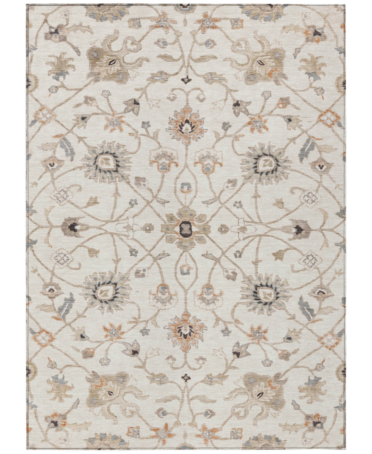 Addison Chantille Machine Washable Acn1137 9'x12' Area Rug In Ivory