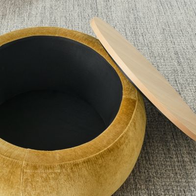 Streamdale 2-in-1 Ottoman End Table with Seat (25"x25")