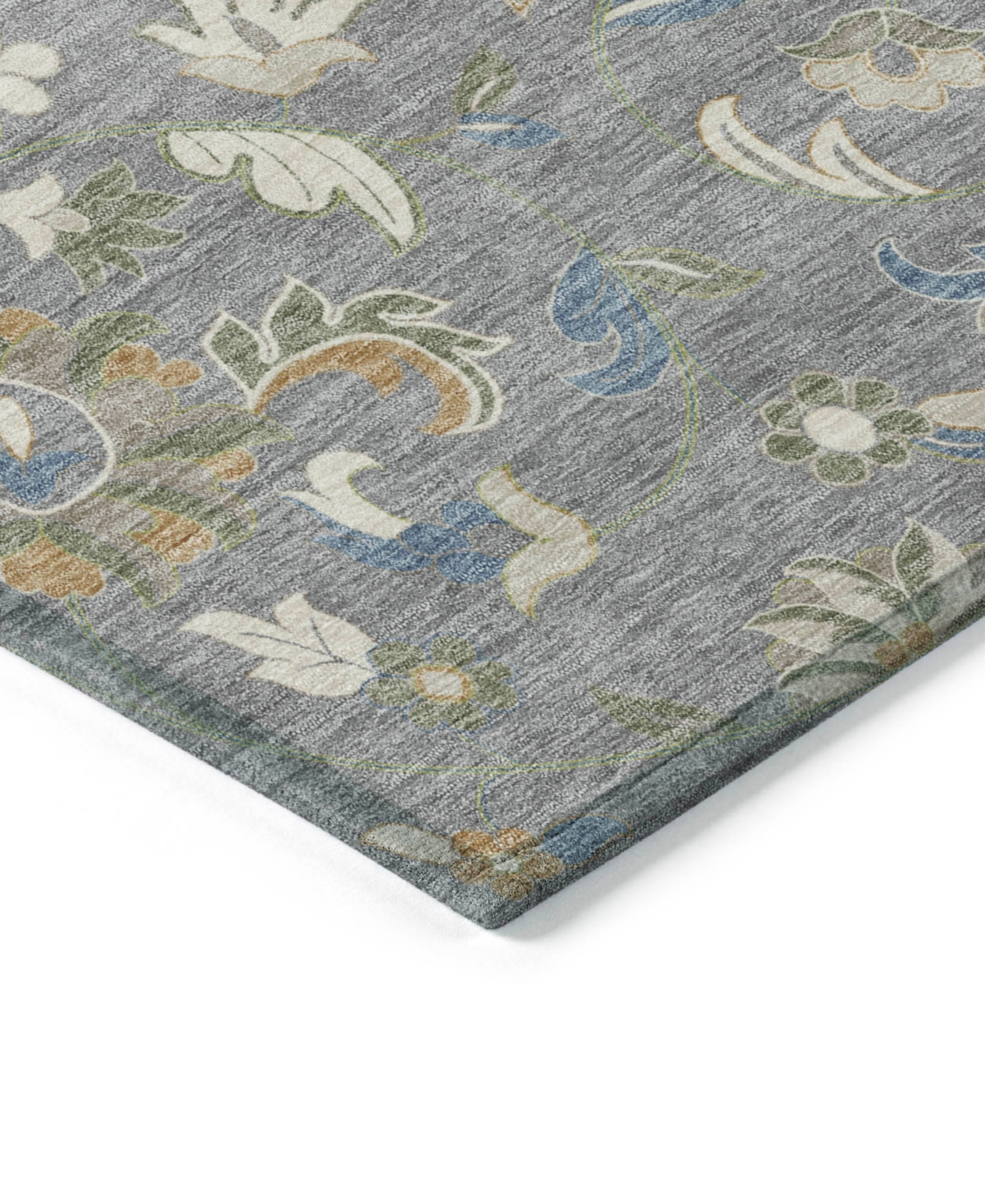 Addison Chantille Machine Washable Acn1006 2'3"x7'6" Runner Area Rug In Gray