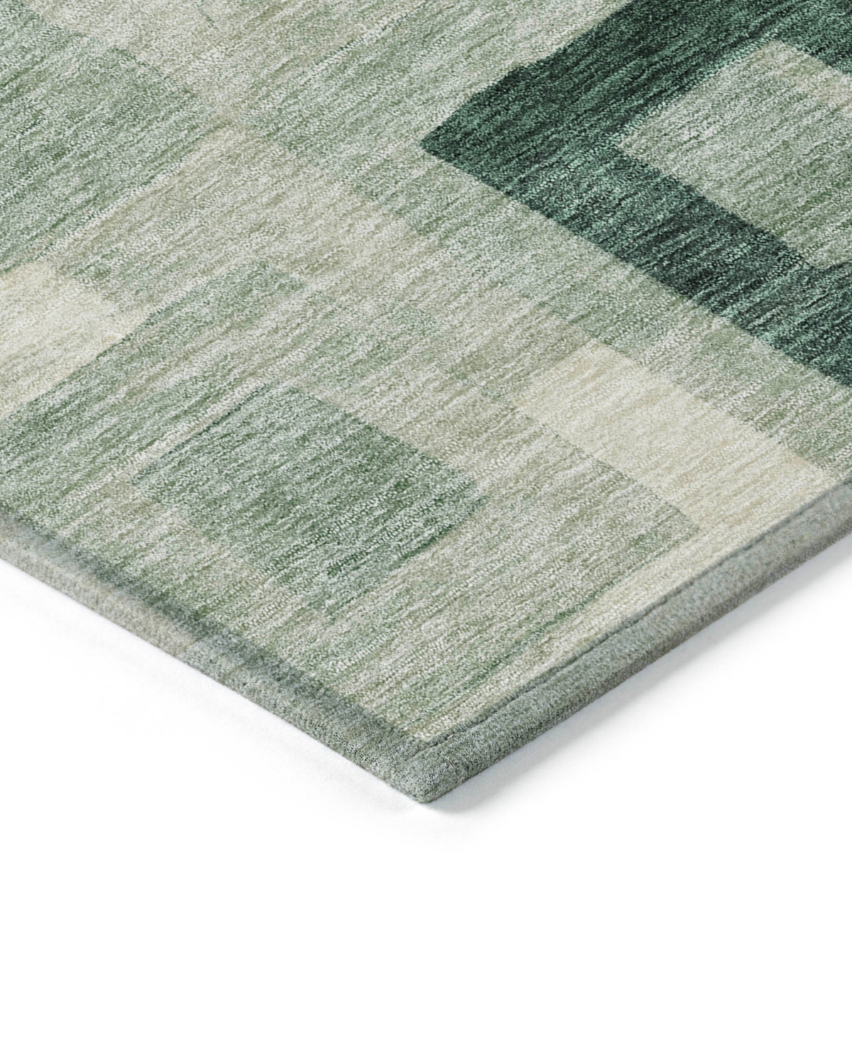 Addison Chantille Machine Washable Acn1142 5'x7'6" Area Rug In Green