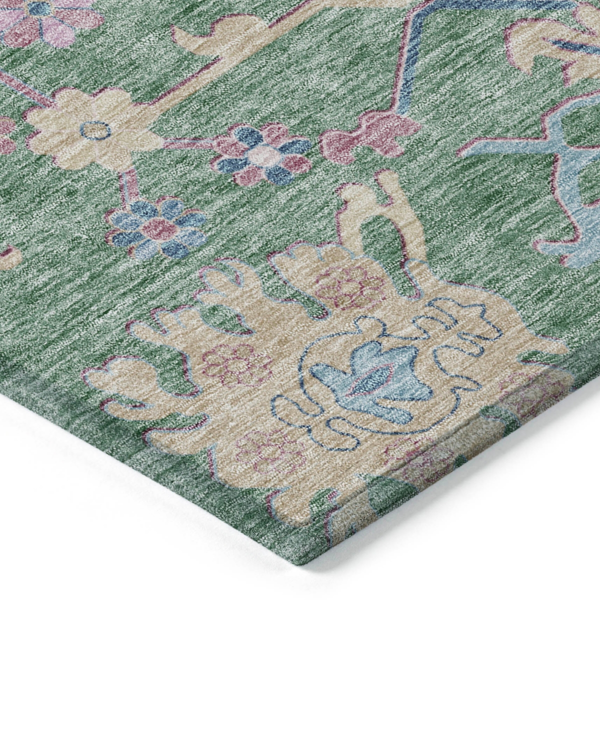 Addison Chantille Machine Washable Acn1154 8'x10' Area Rug In Sage