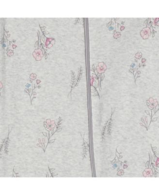 Baby Girls' Snug Fit Footless, 3-Pack