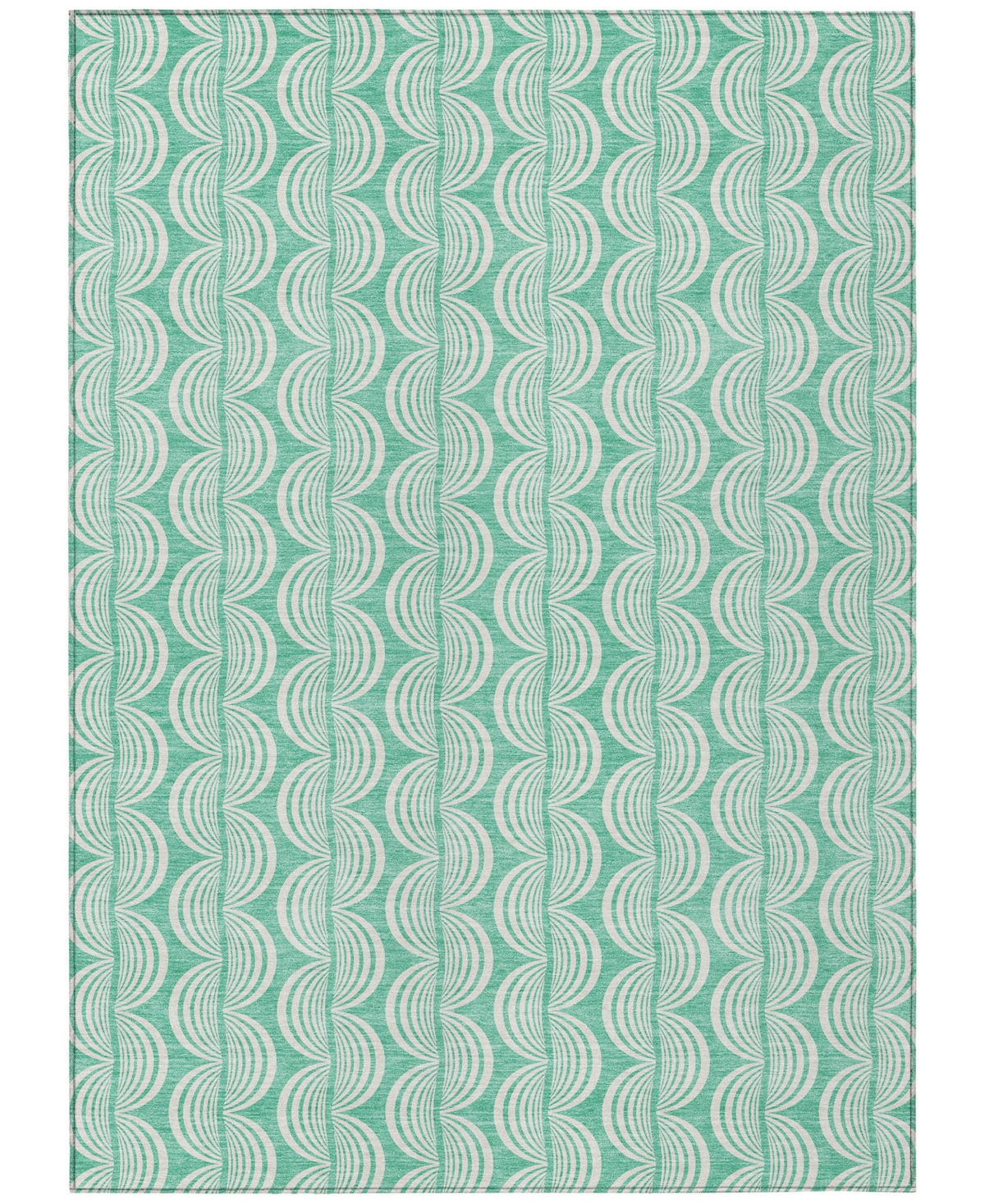 Addison Chantille Mahine Washable Acn1056 5'x7'6" Area Rug In Mint