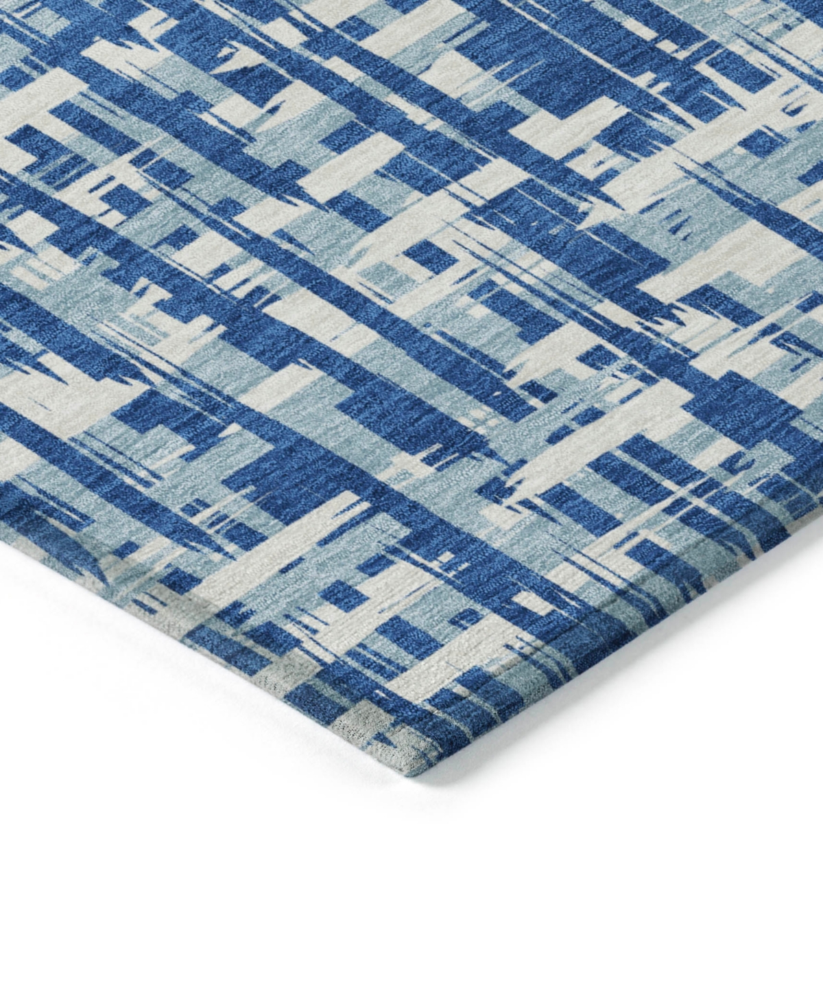 Addison Chantille Mahine Washable Acn1059 2'3"x7'6" Runner Area Rug In Blue