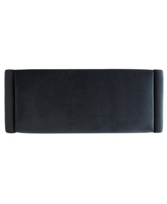 47" Velvet Benches Look, Velvet Waterfall Upholstered Bench