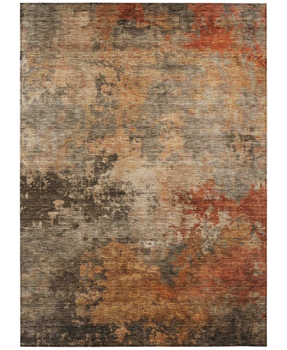 Addison Chantille Machine Washable Acn1216 9'x12' Area Rug In Khaki