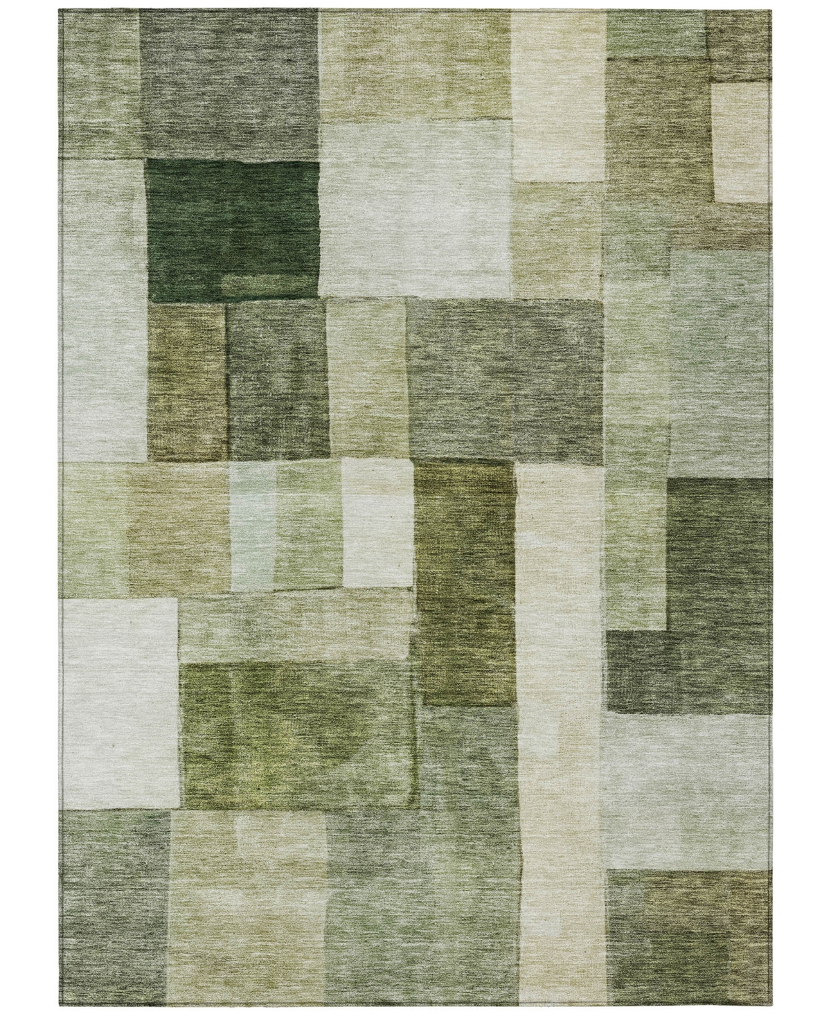 Addison Chantille Machine Washable Acn1190 8'x10' Area Rug In Sage
