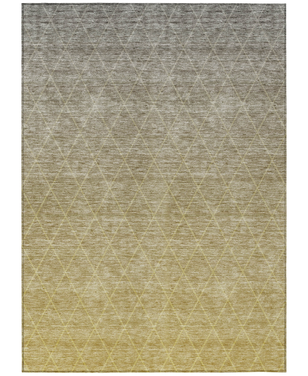 Addison Chantille Machine Washable Acn1175 8'x10' Area Rug In Gold