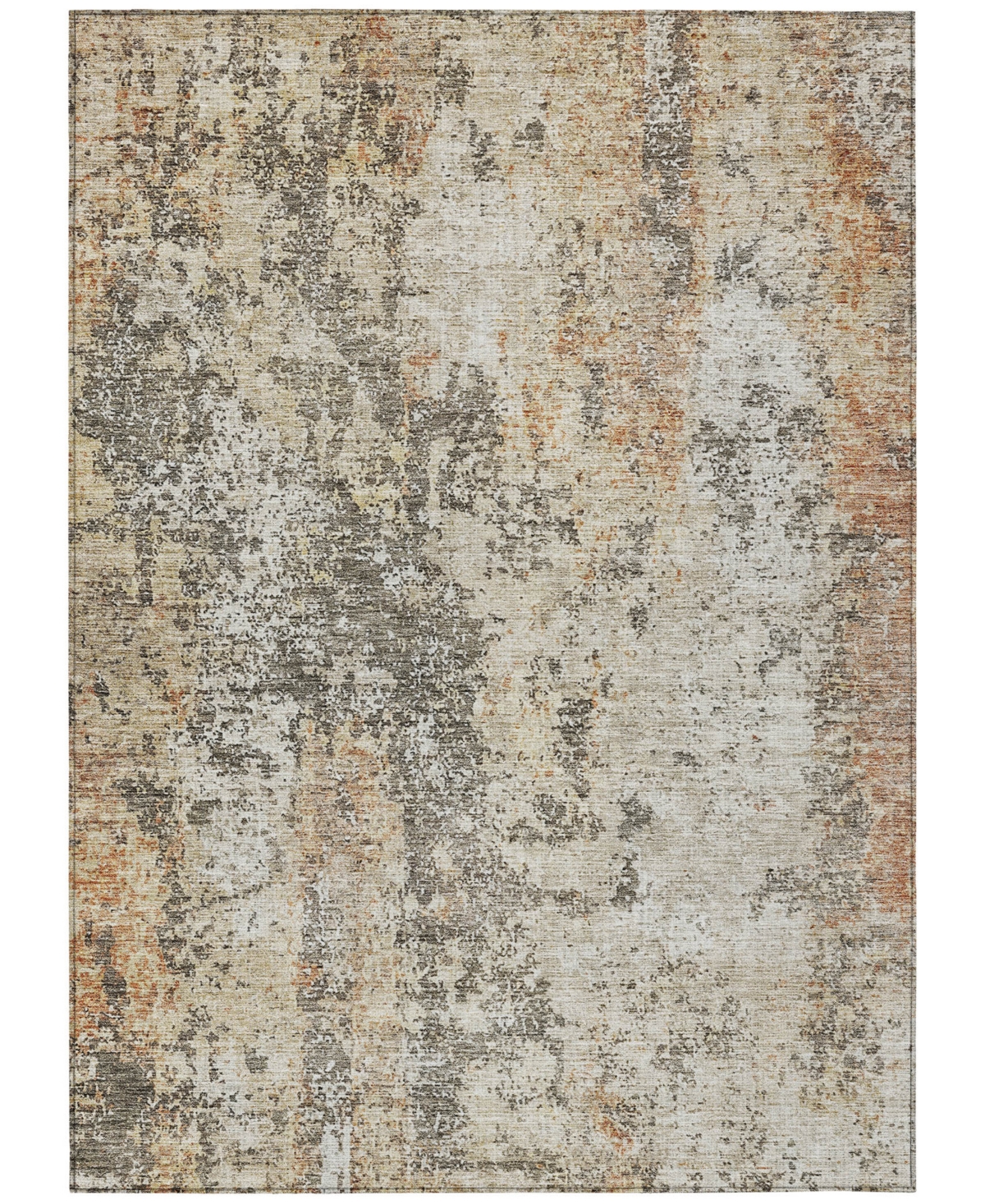 Addison Chantille Machine Washable Acn1161 8'x10' Area Rug In Terracotta