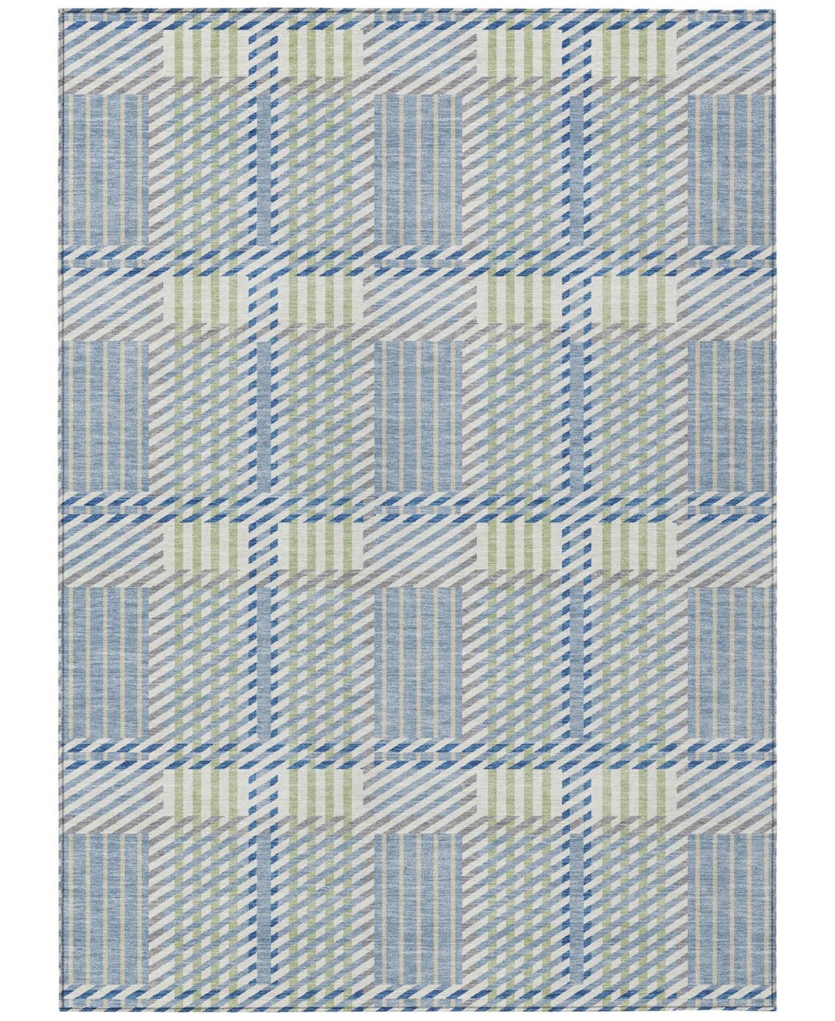 Shop Addison Chantille Machine Washable Acn1000 2'6"x3'10" Area Rug In Denim