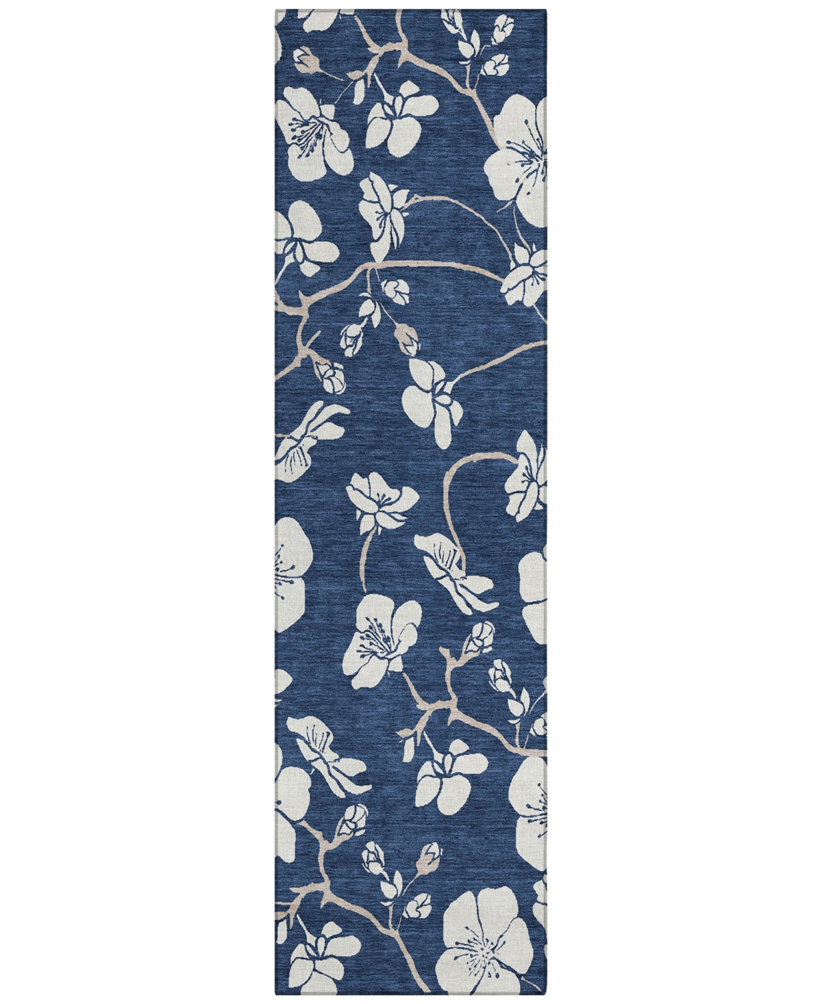 Addison Chantille Mahine Washable Acn1032 2'3"x7'6" Runner Area Rug In Navy