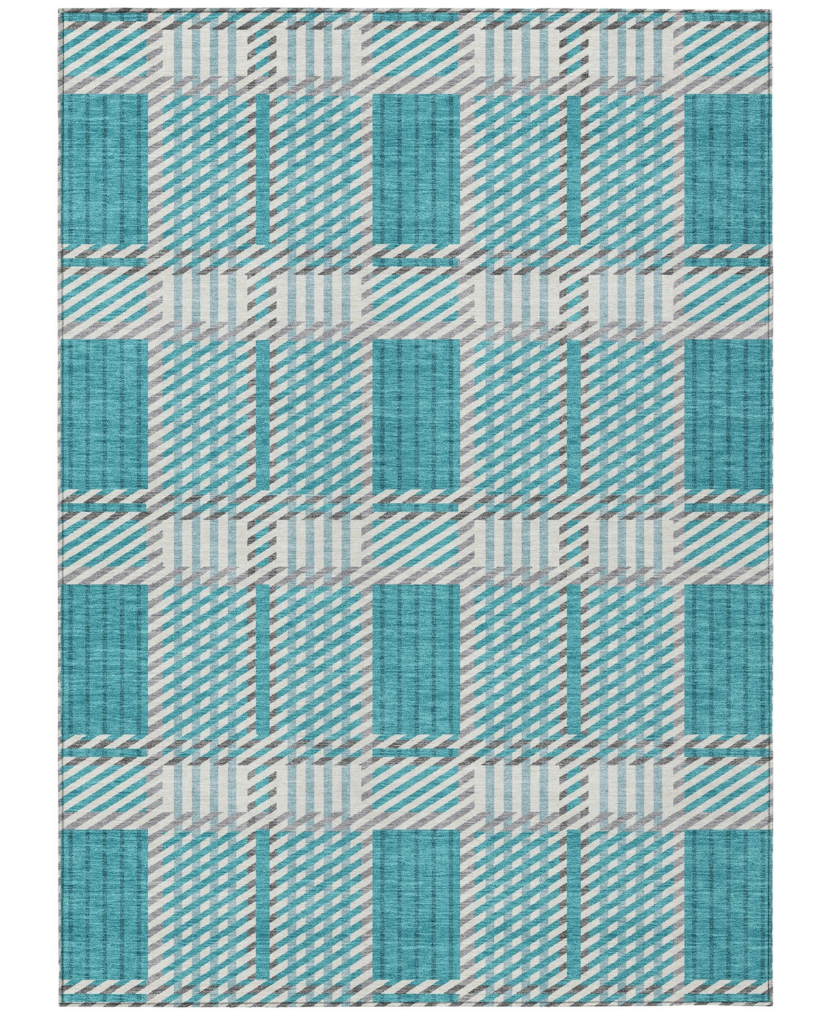 Addison Chantille Mahine Washable Acn1000 5'x7'6" Area Rug In Teal