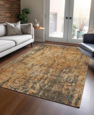 Addison Chantille Machine Washable Acn1203 Rug Collection In Copper