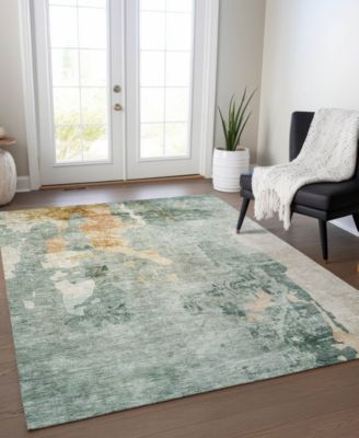 Addison Chantille Machine Washable Acn1157 Rug Collection In Mint