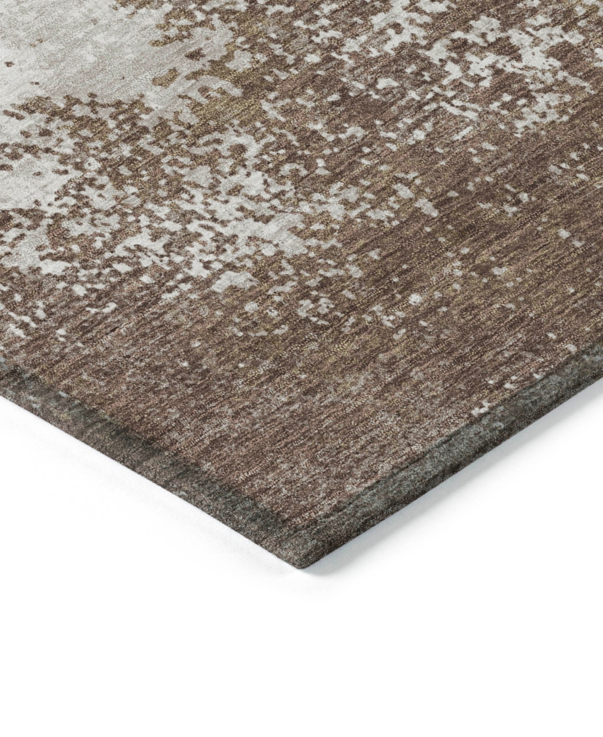 Addison Chantille Mahine Washable Acn1027 5'x7'6" Area Rug In Brown