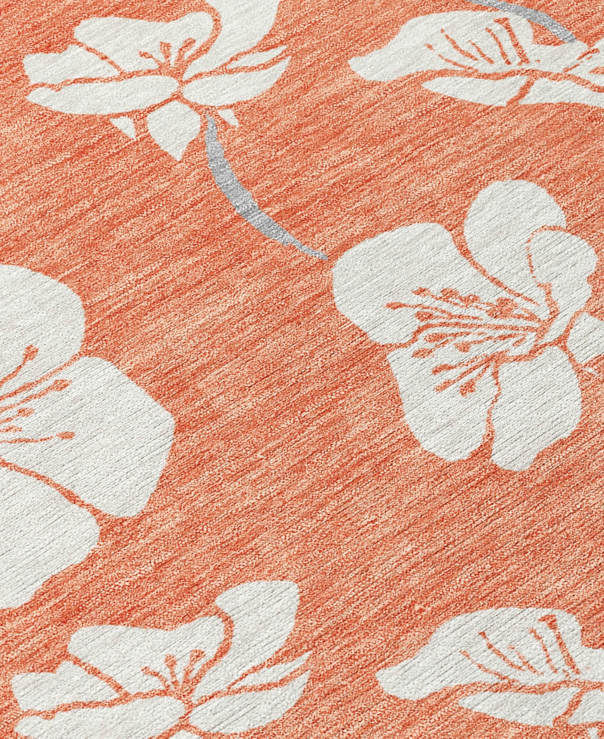 Addison Chantille Mahine Washable Acn1032 2'6"x3'10" Area Rug In Coral