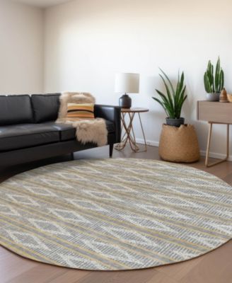 Addison Chantille Machine Washable ACN1029 8'x8' Round Area Rug