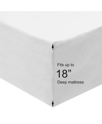 Solid 650 Thread Count Easy Care 3 Piece Sheet Set, Twin XL