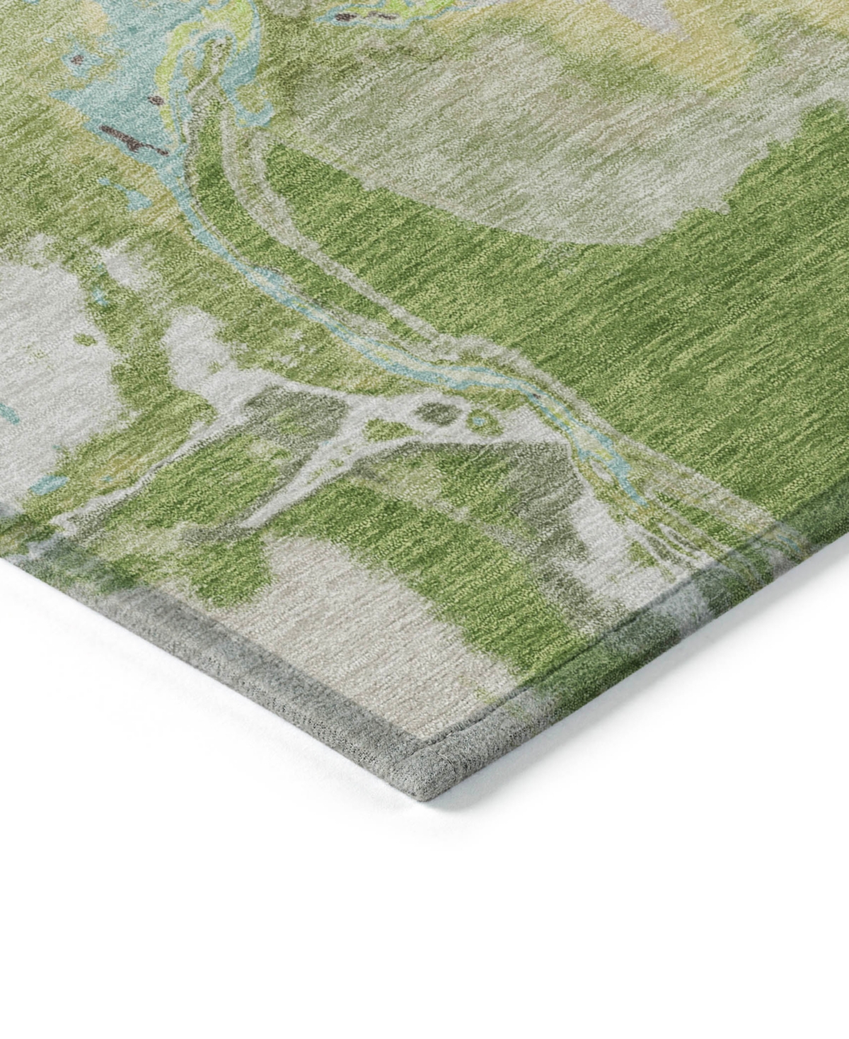 Addison Chantille Machine Washable Acn1005 3'x5' Area Rug In Green