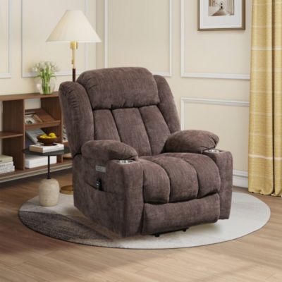 One Pack chenille fabric  Heavy Duty Motion Mechanism Up to 350 LBS Power Lift Recliner Chair
