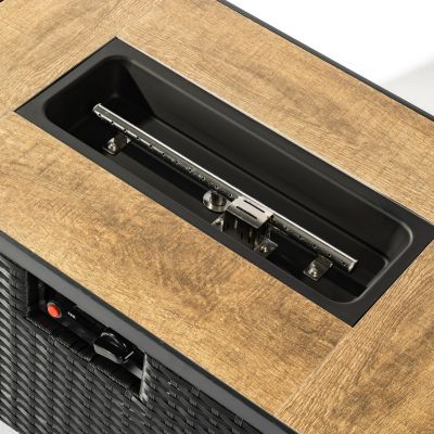 Streamdale Rattan Fire Pit Table with Tile Top