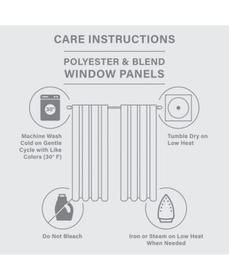 Emilia Twist Tab Lined Window Curtain Panel, Single Curtain with Privacy Lining for Bedroom and Living Room, 84 inch length Single Curtain, Width 50 length 84 inches, Black Window Panel