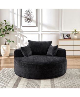 Streamdale Chenille Sofa Sleeper, 55'', Assembly-Free, Modern Lounge Chair