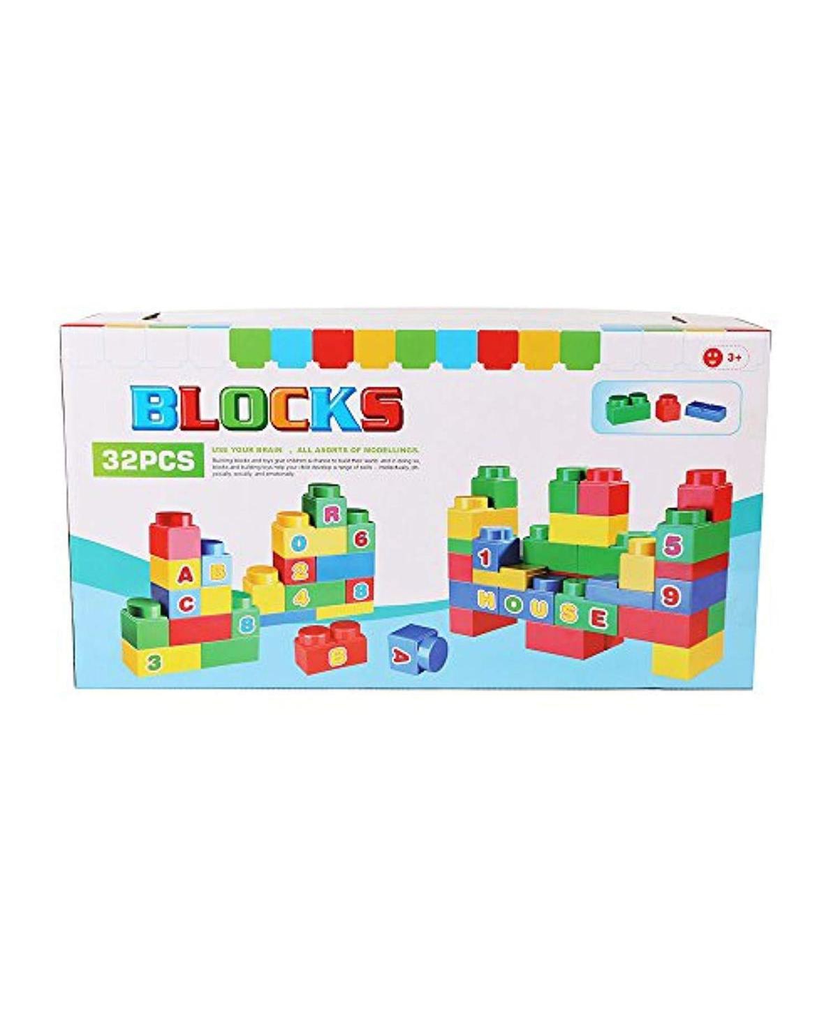 Slickblue 32-Piece Big Building Blocks Set Educational Toys for Kids to Enhance Creativity and Learning