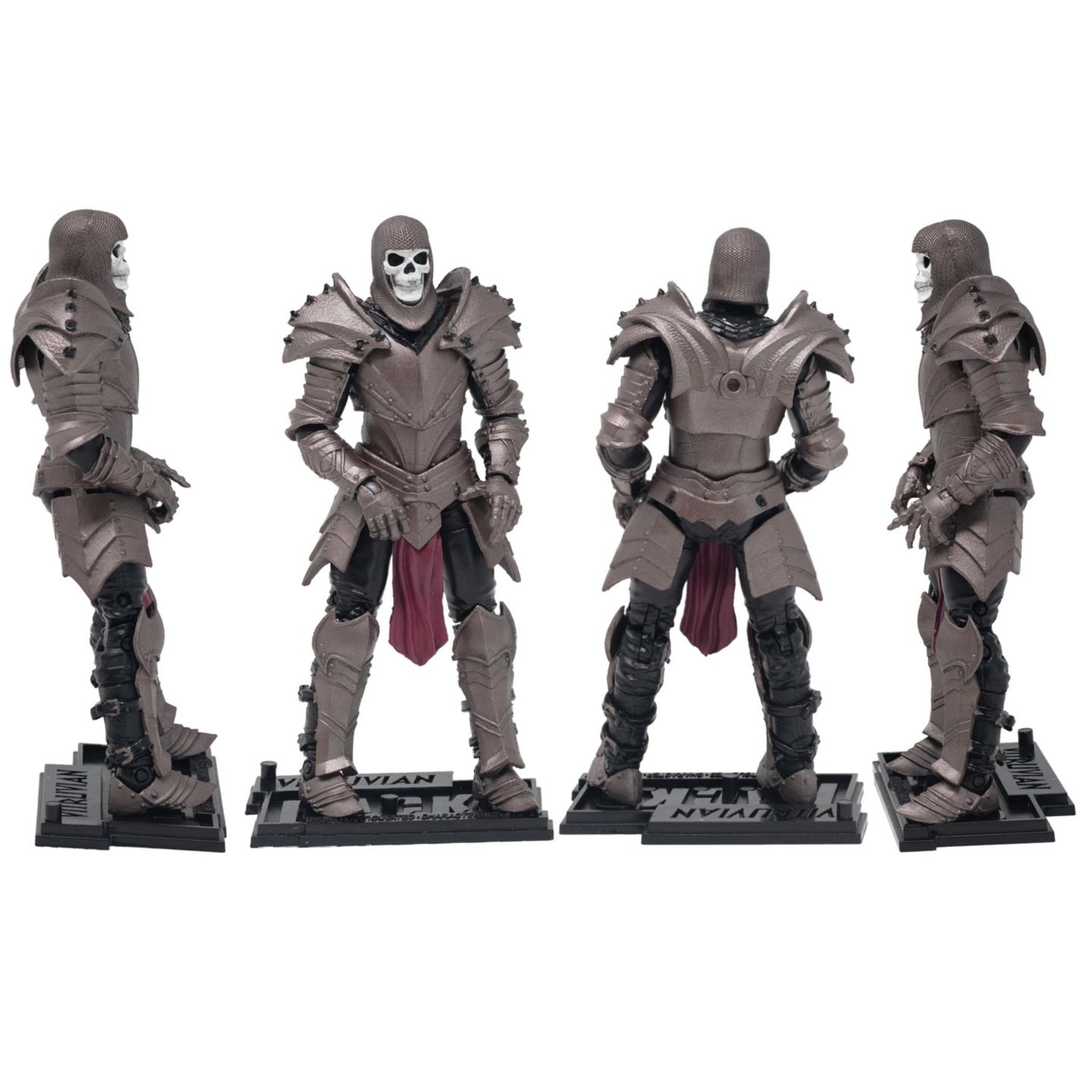Детская фигурка Vitruvian H.A.C.K.S. Knight of Asperity 10th Anniversary Edition 1:18 Scale High-Articulation Customizable Action Figure, Ages 12+, цвет: Open Miscellaneous — фото 2