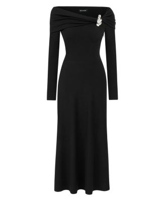 Women's One-Shoulder Midi Dress