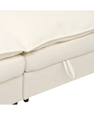 Mirod 6-Piece Modular Sofa Bed with Storage