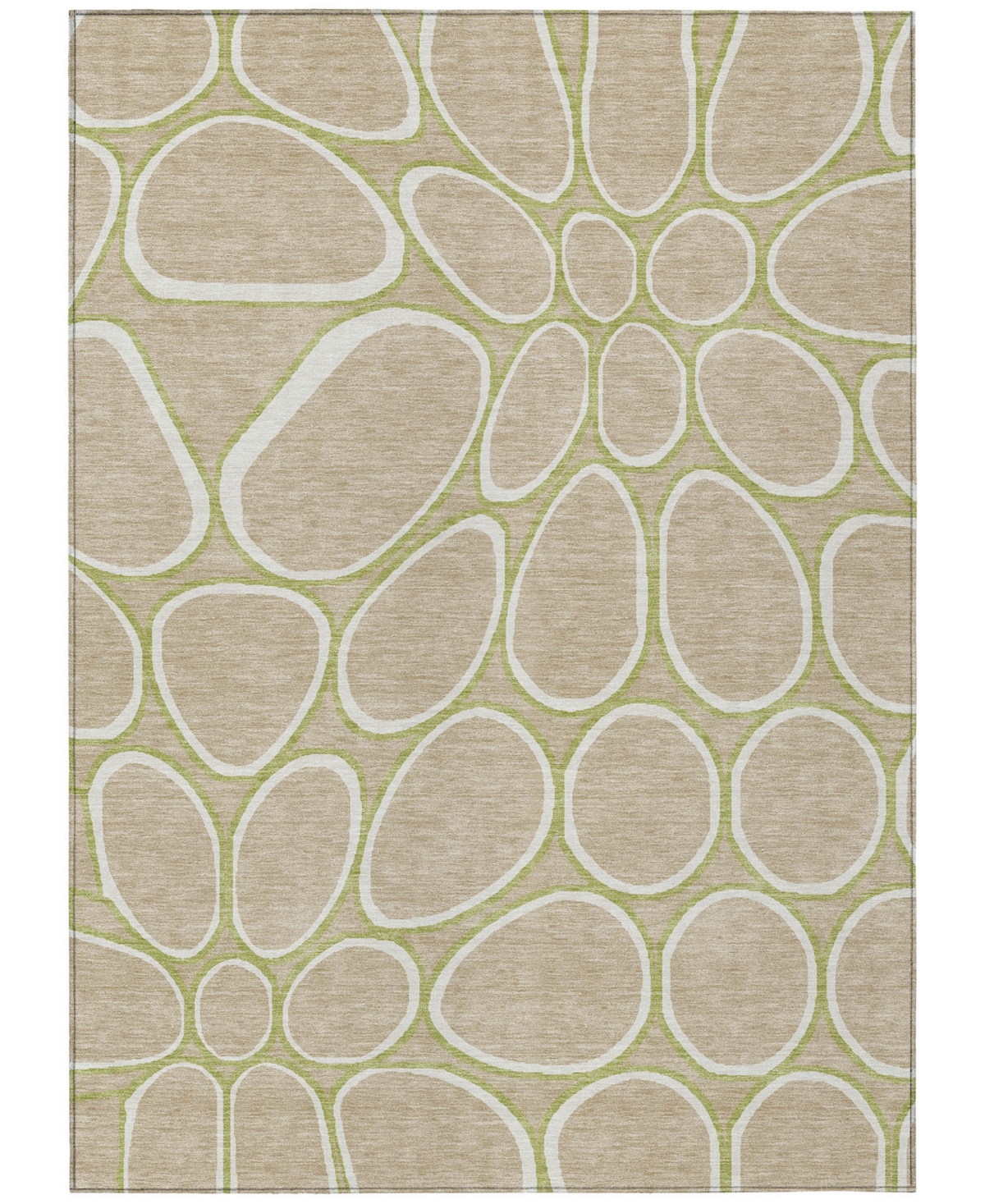 Addison Chantille Machine Washable Acn1041 9'x12' Area Rug In Tan