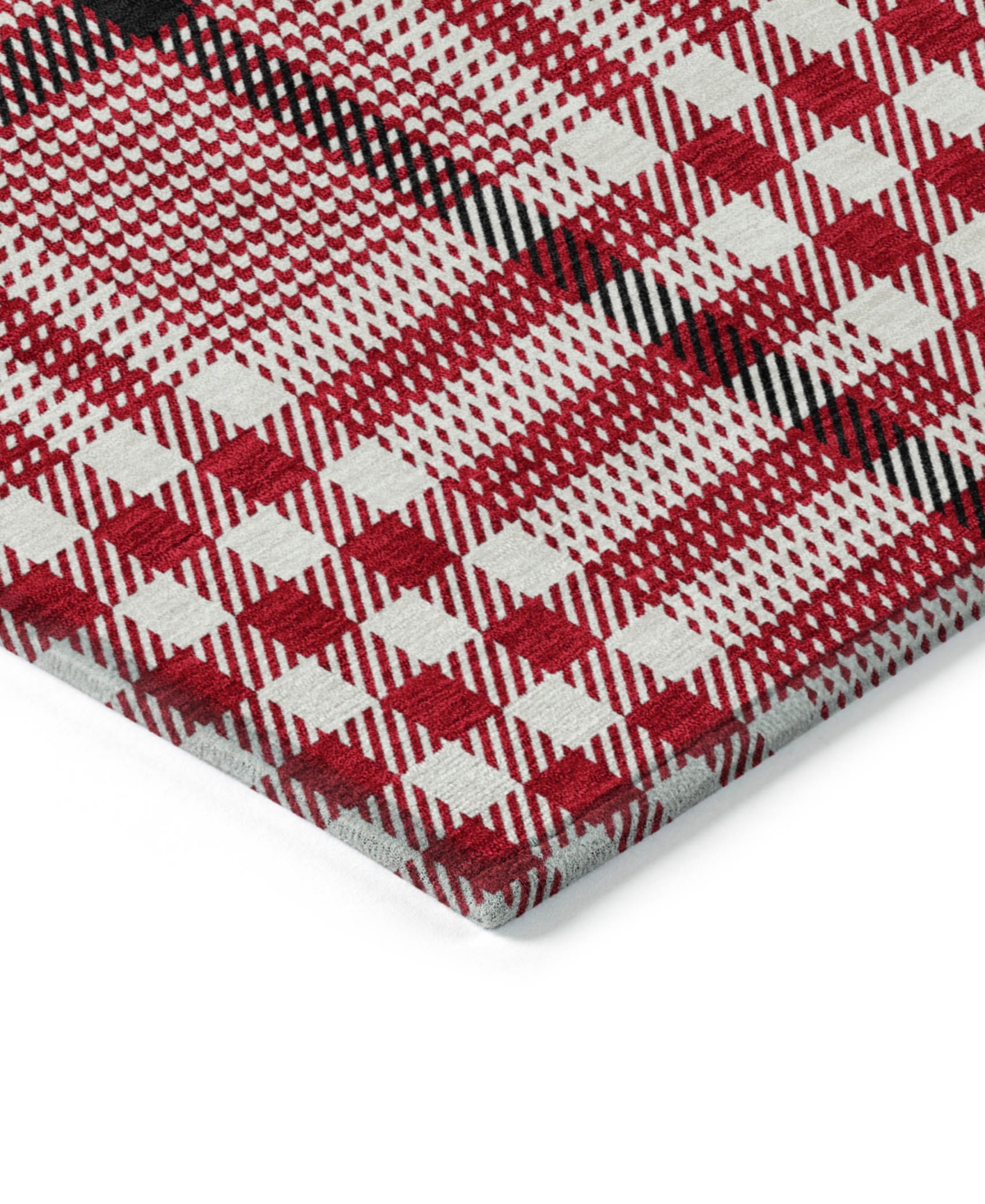 Addison Chantille Mahine Washable Acn1054 9'x12' Area Rug In Red