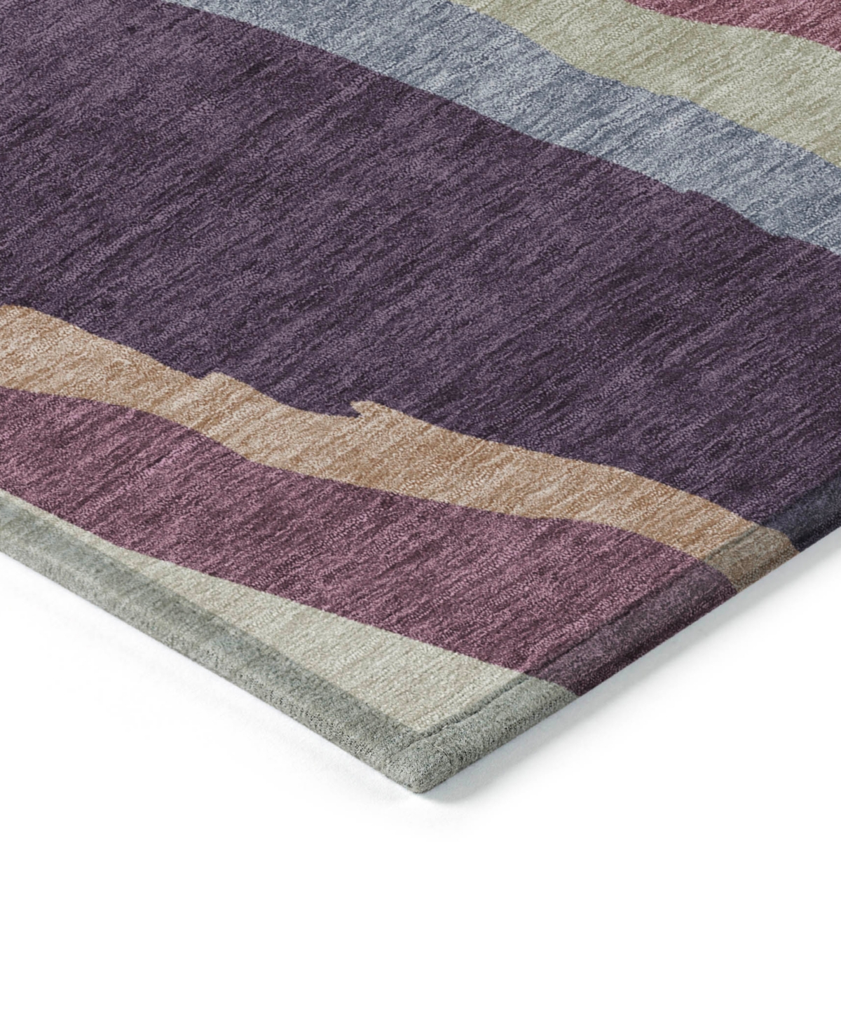 Addison Chantille Mahine Washable Acn1047 9'x12' Area Rug In Plum