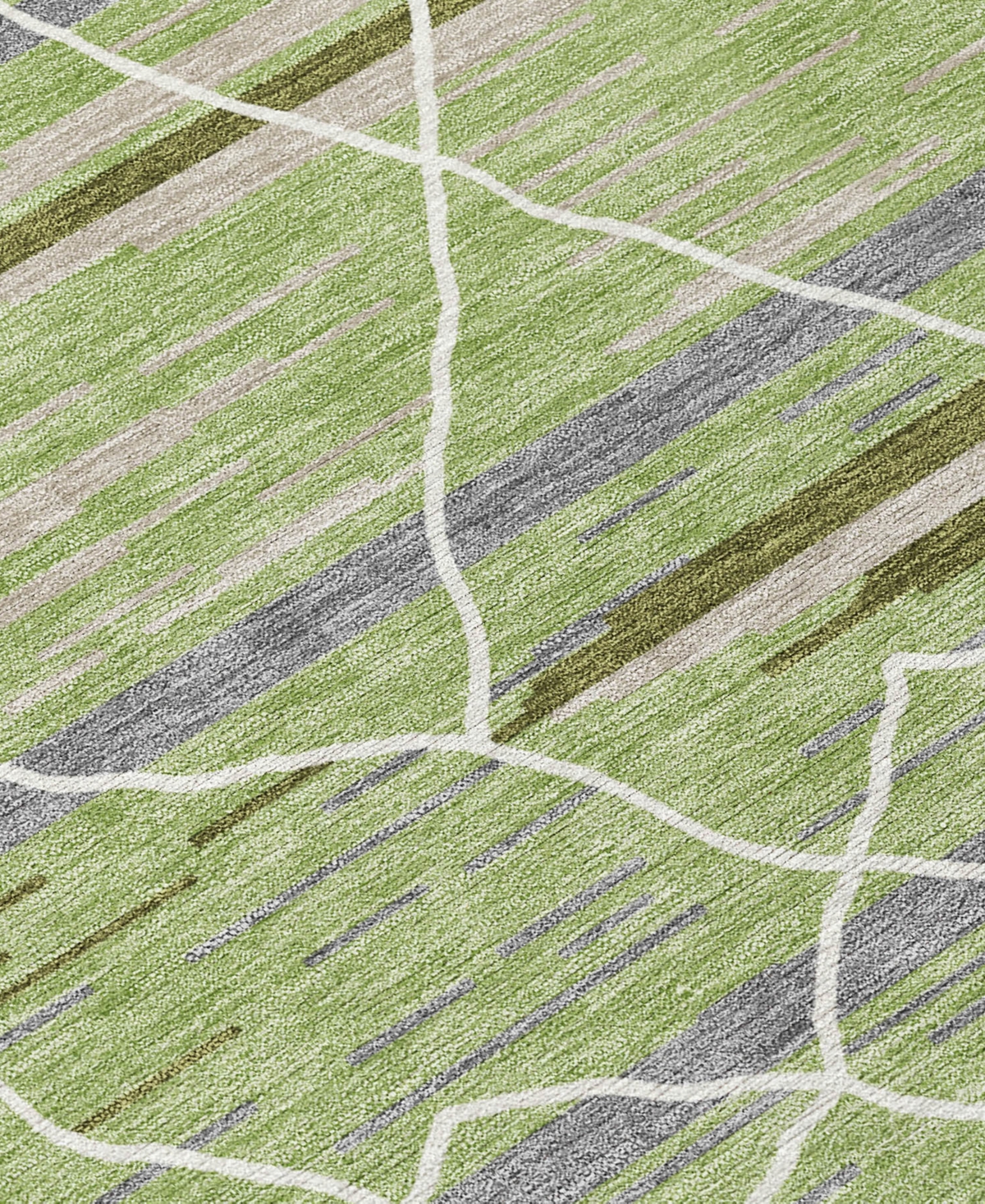 Addison Chantille Machine Washable Acn1025 9'x12' Area Rug In Grass