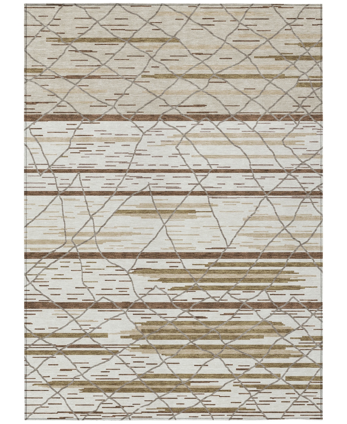 Addison Chantille Machine Washable Acn1025 9'x12' Area Rug In Ivory