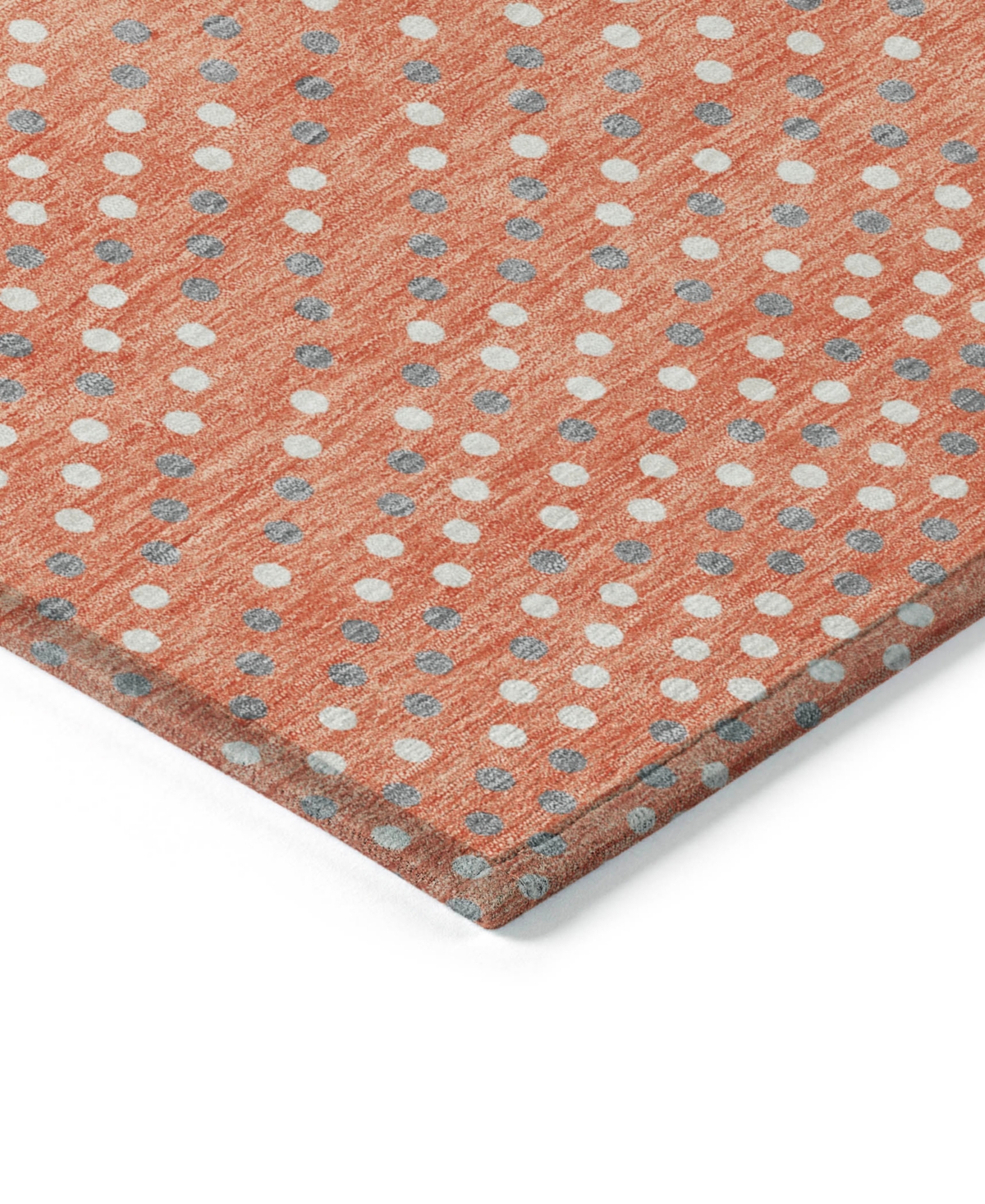 Addison Chantille Machine Washable Acn1021 9'x12' Area Rug In Salmon