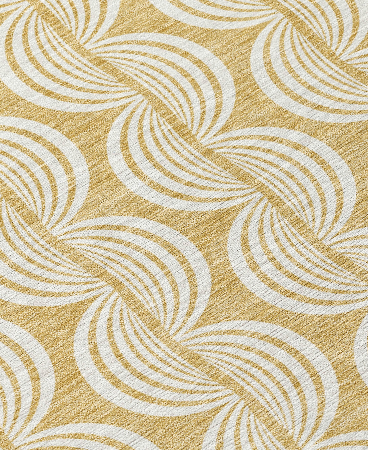 Addison Chantille Mahine Washable Acn1055 5'x7'6" Area Rug In Gold